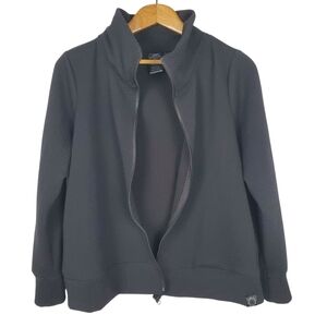 Pro Player Black Athletic Jacket. Quilted/Pique. Women's 1X. C0038